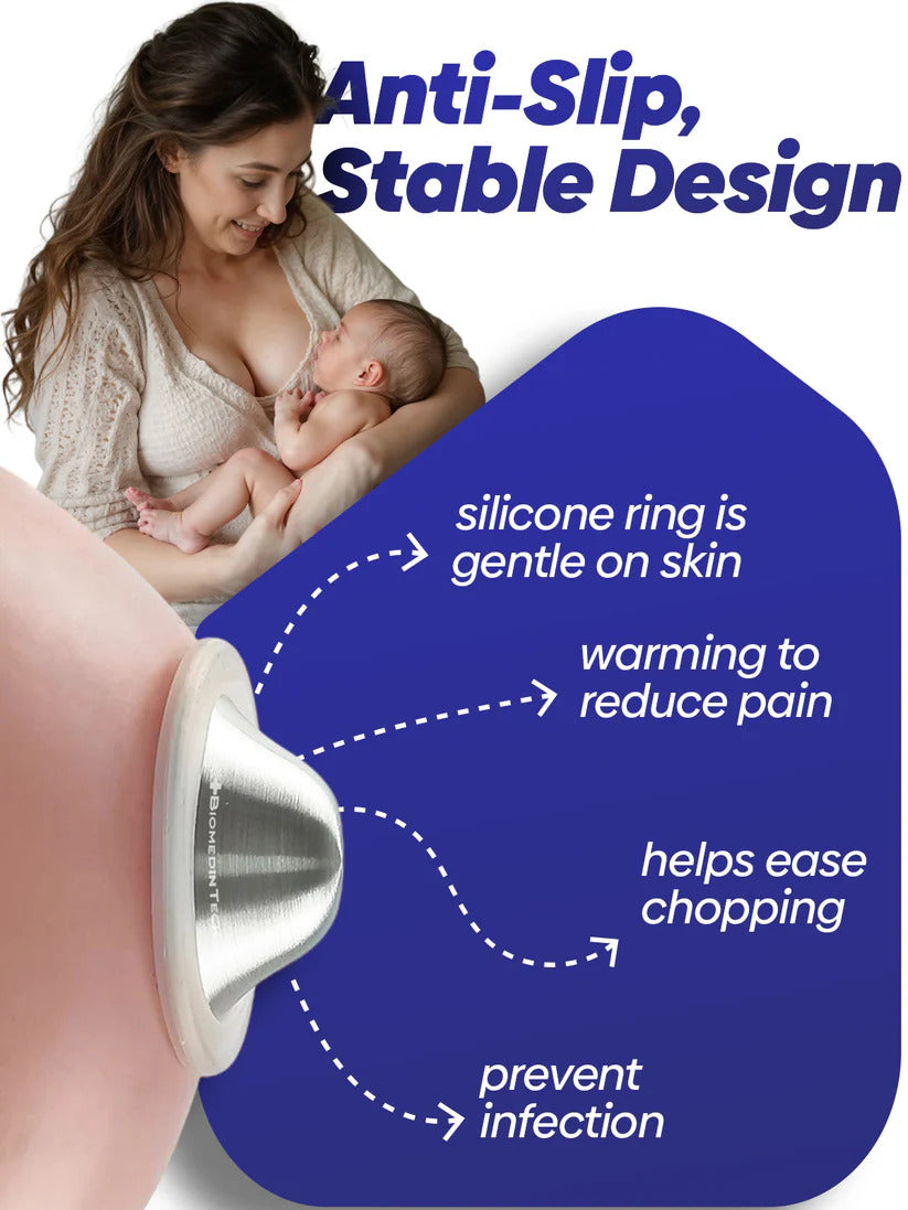 Nature's Nest Silver Nursing cups