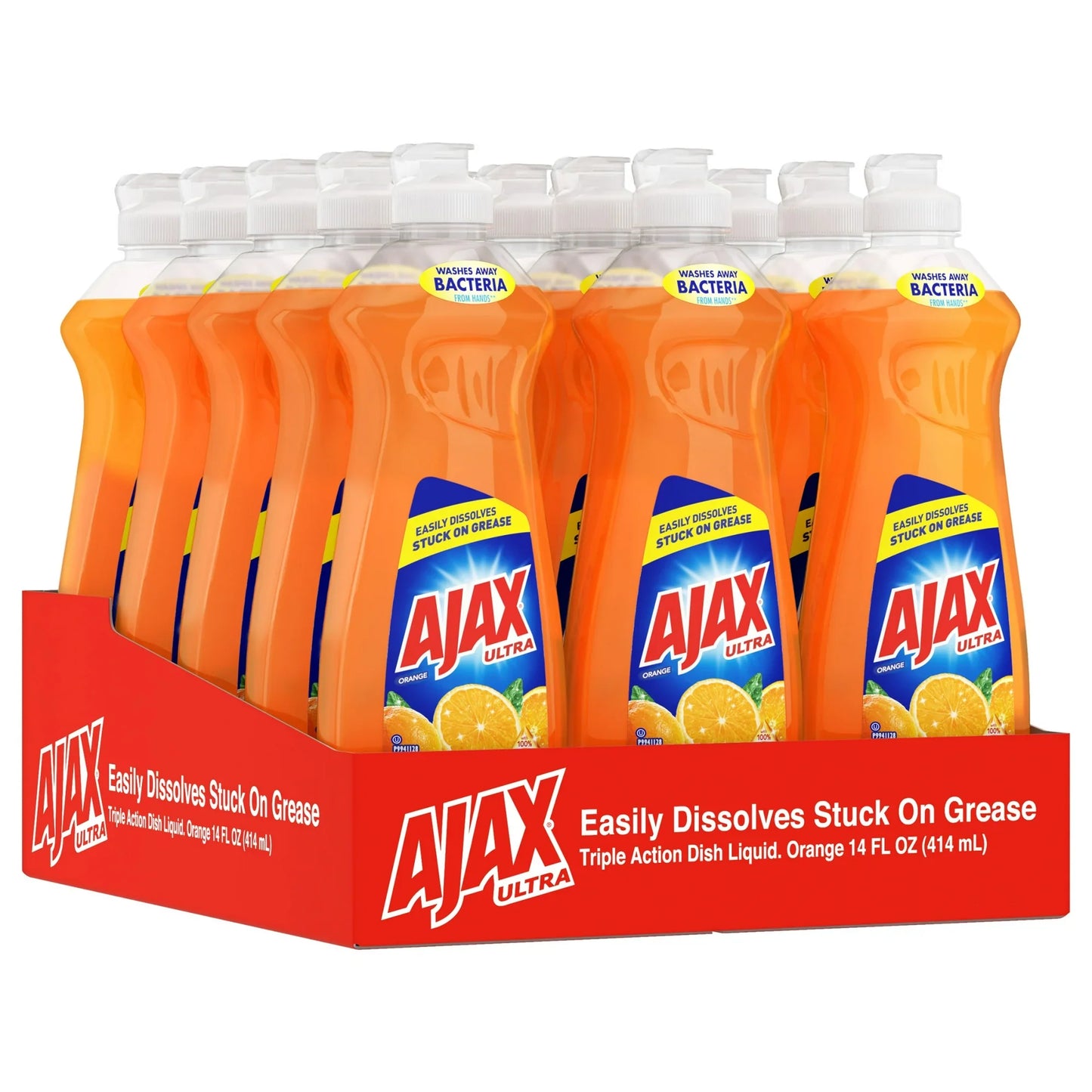 Ajax Liquid Dish Soap, Orange Scent, 14 Fluid Ounce