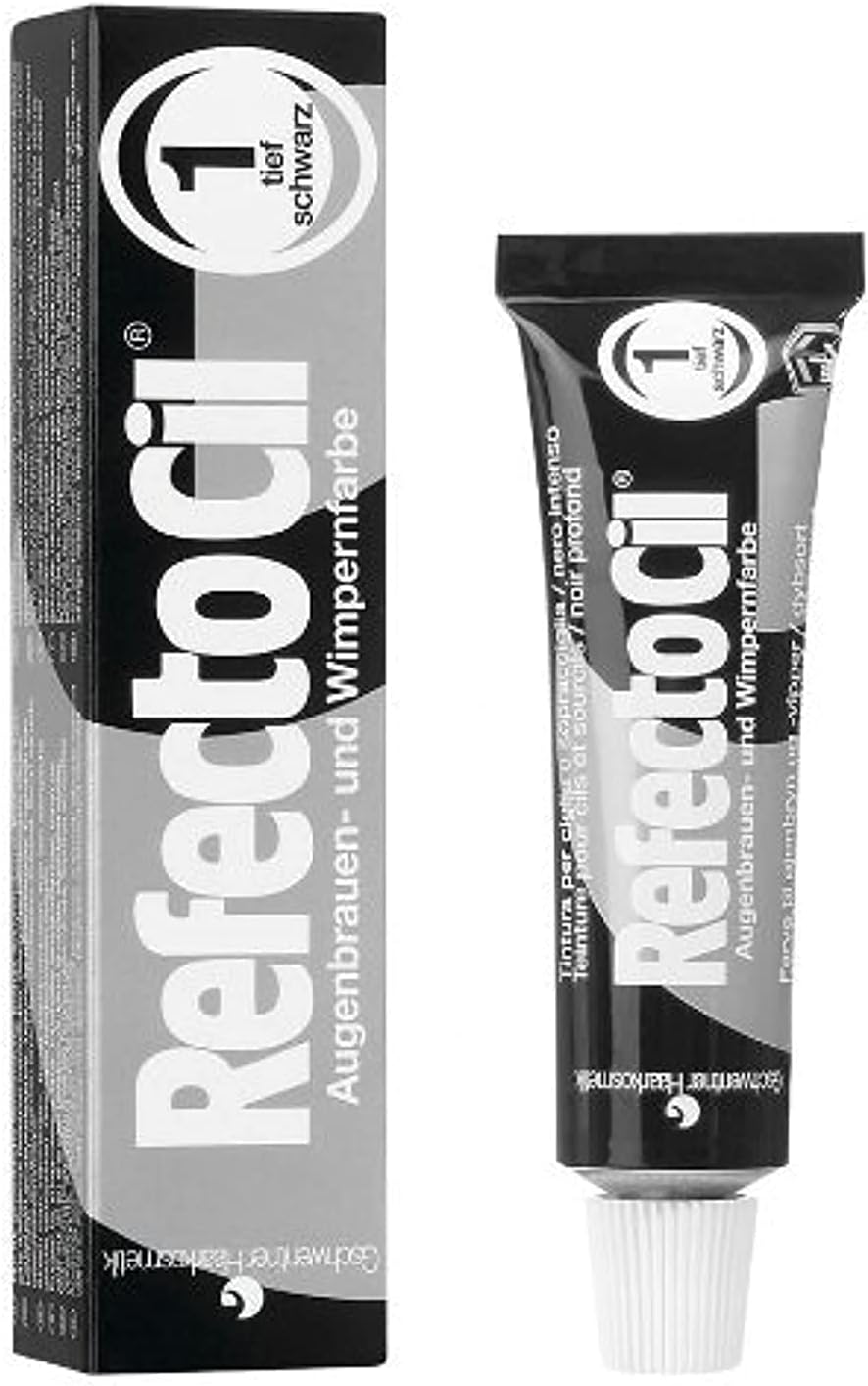 RefectoCil Cream Hair Dye – Pure Black (15ml / 0.5oz)