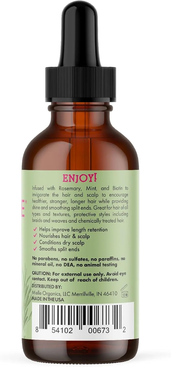 Mielle Rosemary Mint Scalp & Hair Strengthening Oil – 2oz