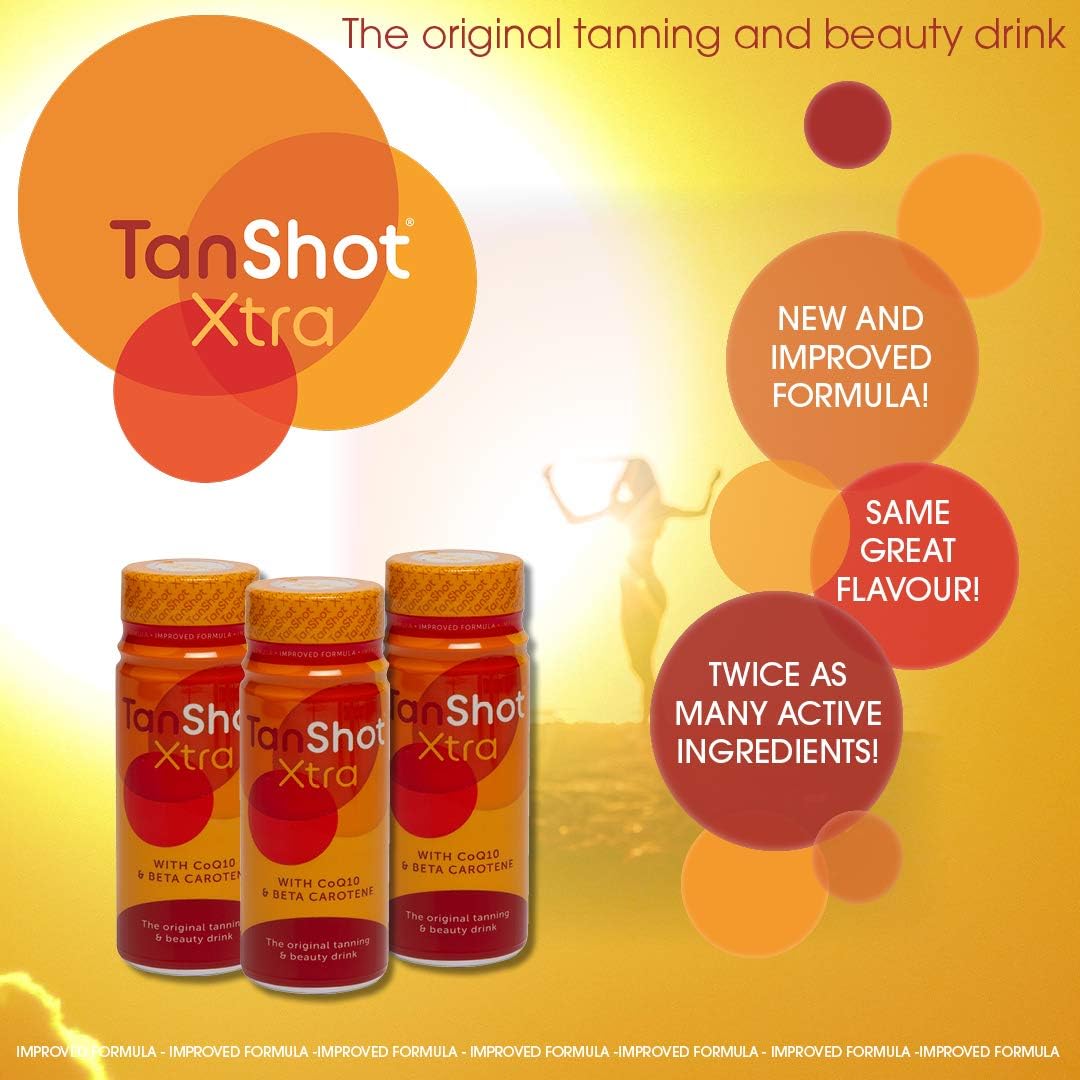 Tanshot Tanning & Beauty drink, Liquid (24 bottles + display box)