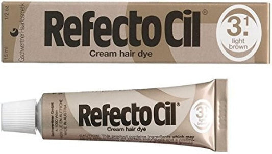 RefectoCil #3.1 Light Brown Cream Hair Dye – 15ml