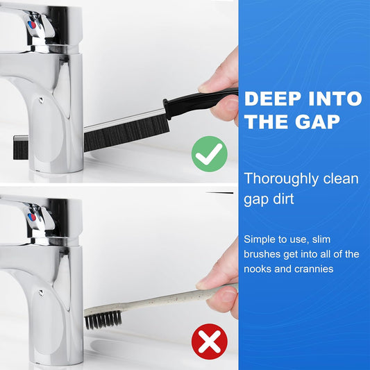 Crevice Cleaning Brush Set – 3 Pcs