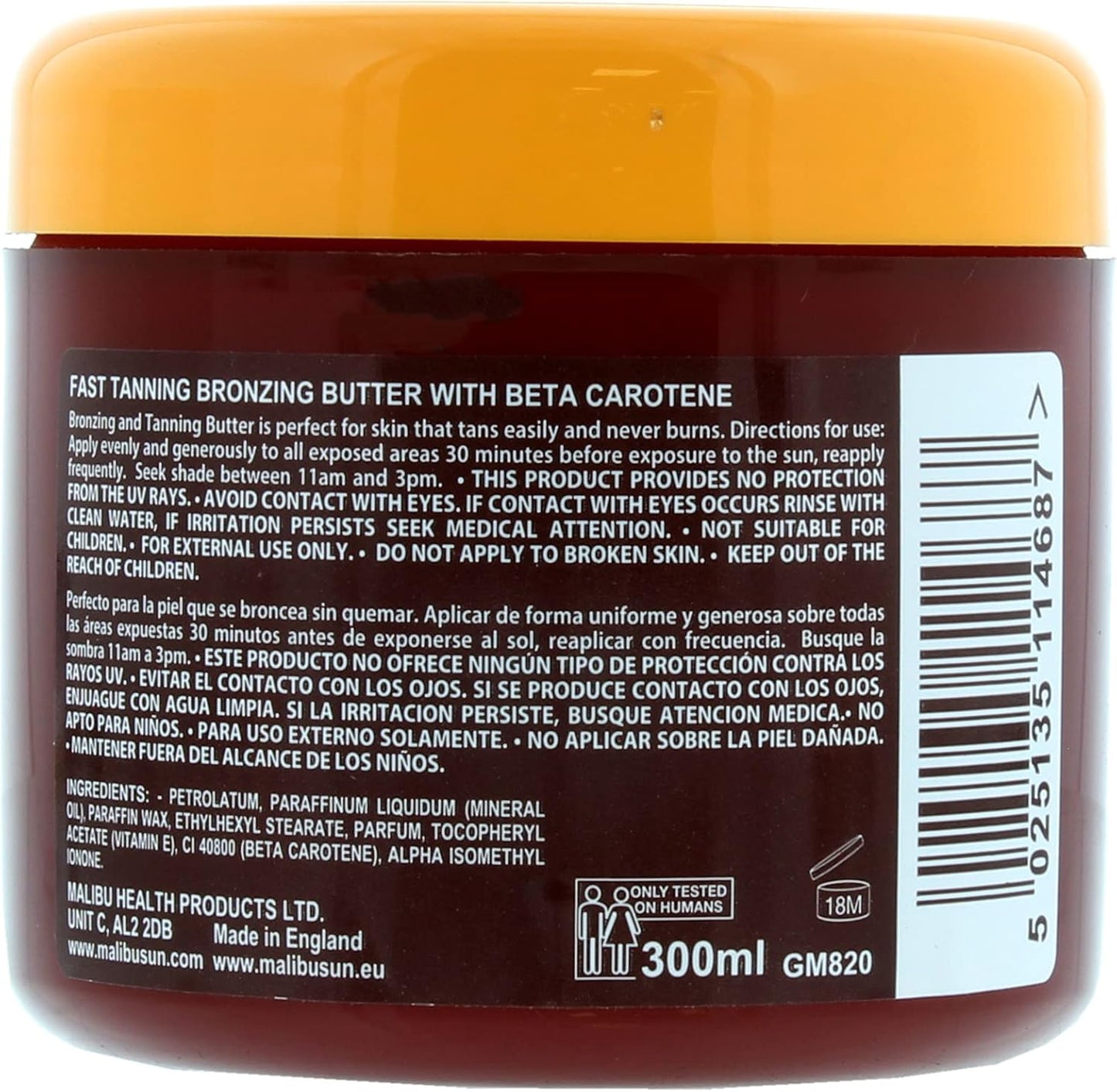 Malibu  Fast Bronzing Tanning Butter
