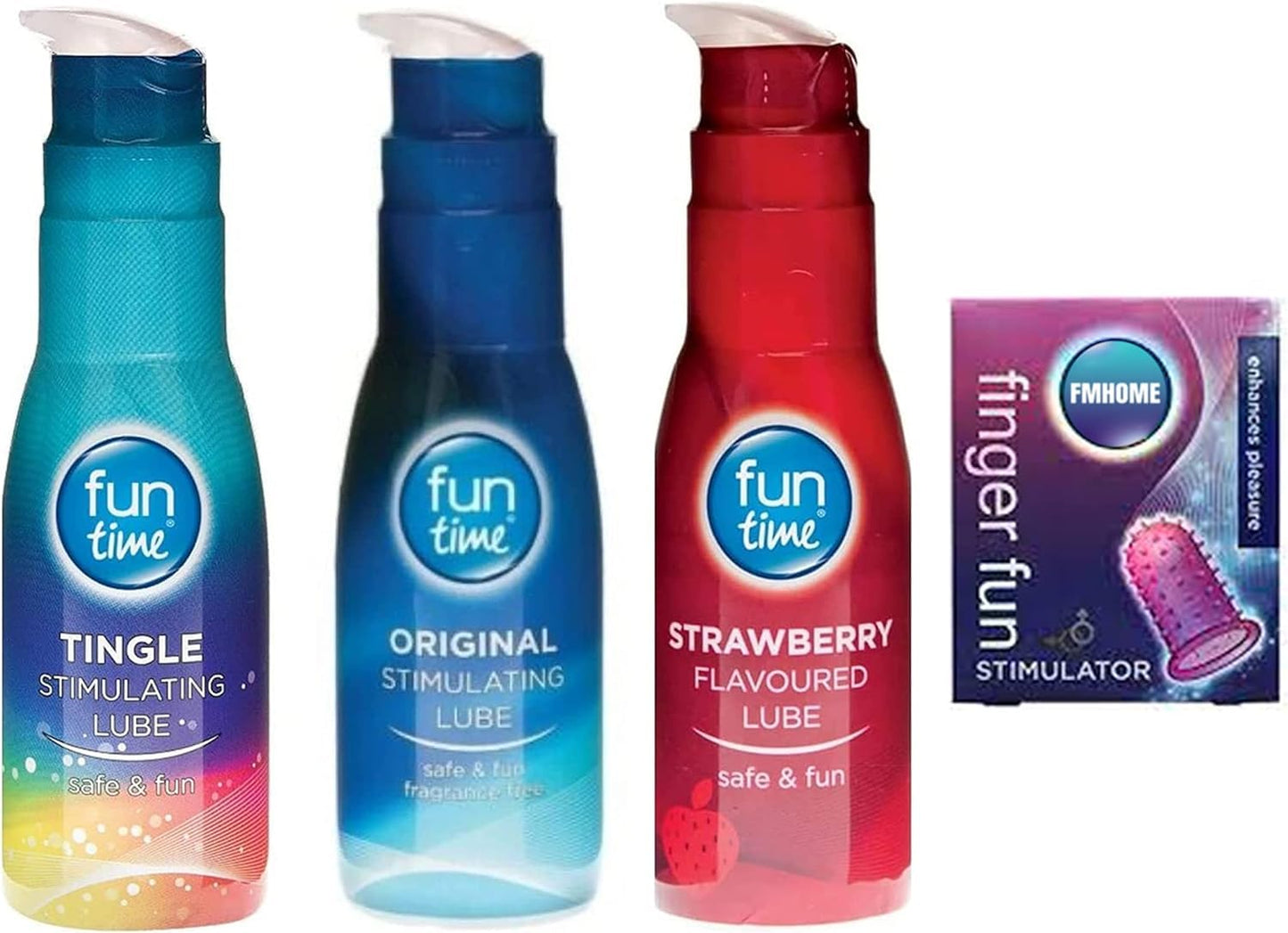 Fun Time Lubricants – 225ml (Tingle, Cherry, Strawberry)