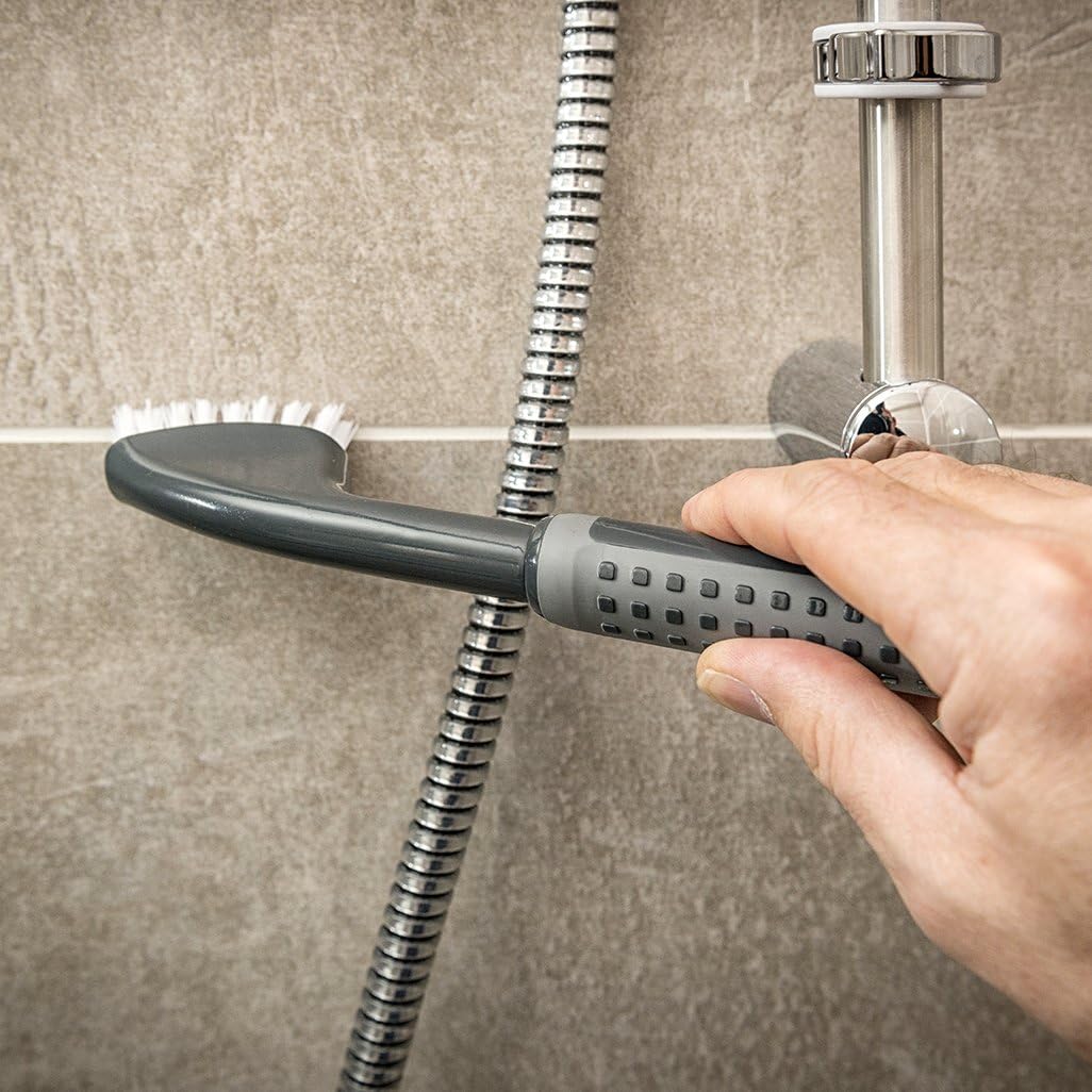 Addis ComfiGrip Grout & Cleaning Brush – Graphite