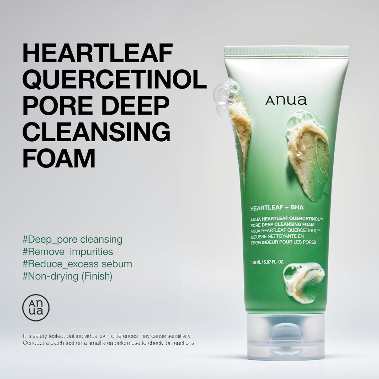 Anua  Anua Heartleaf Quercetinol Pore Deep Cleansing Foam
