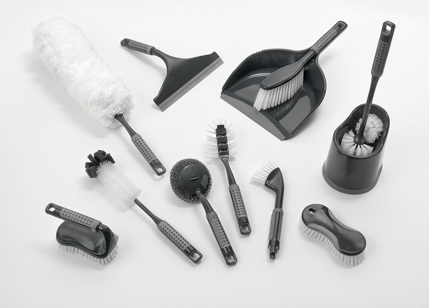 Addis ComfiGrip Grout & Cleaning Brush – Graphite