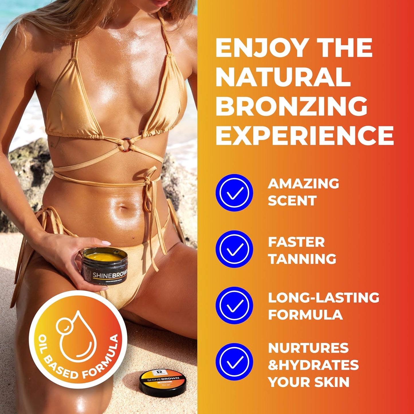 BYROKKO Shine Brown Sunbed Tanning Accelerator 210 ml