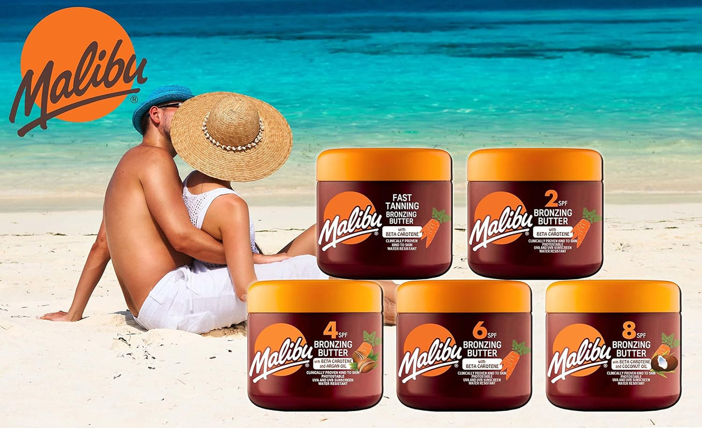 Malibu SPF4 Bronzing Butter with Carotene & Argan Oil