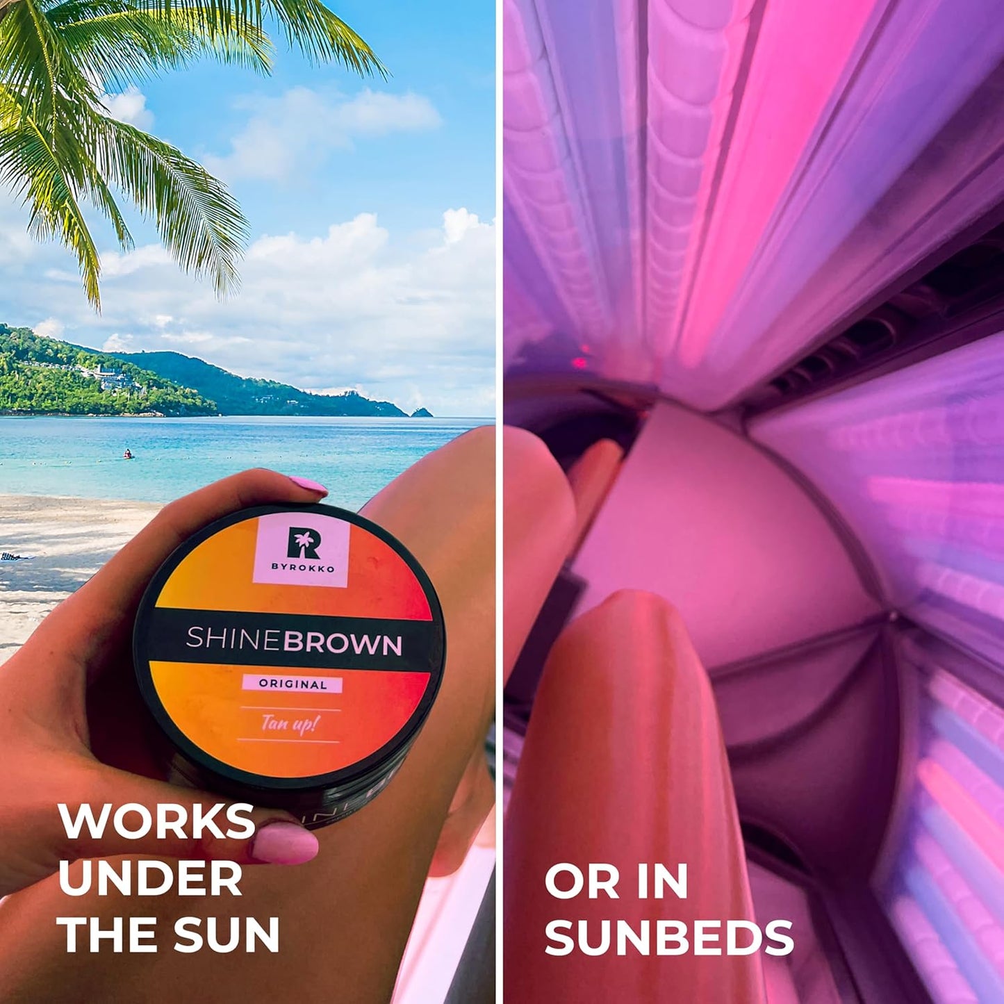 BYROKKO Shine Brown Sunbed Tanning Accelerator 210 ml