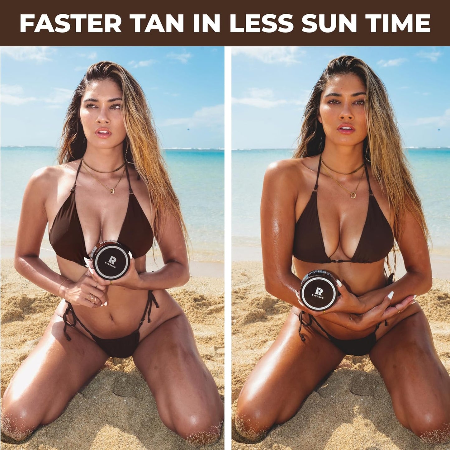 BYROKKO Shine Brown Chocolate Sunbed Tanning Accelerator (200 ml)