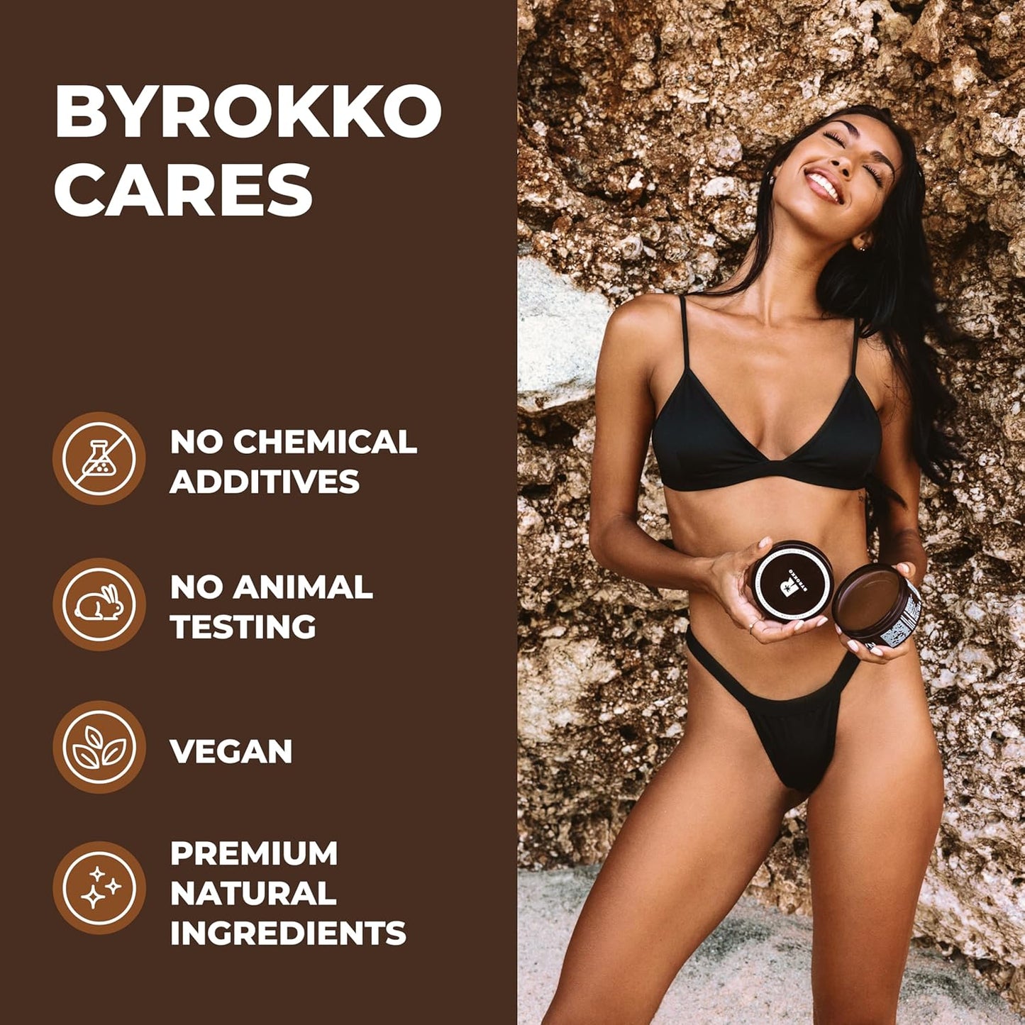 BYROKKO Shine Brown Chocolate Sunbed Tanning Accelerator (200 ml)